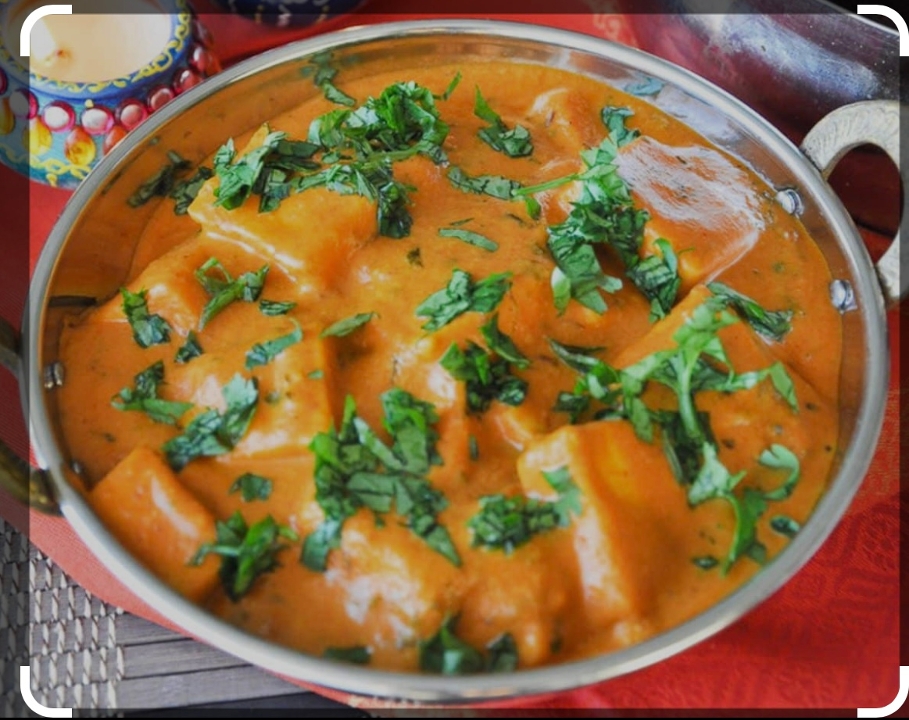 Panner (Homemade Cheese) Tikka Masala.