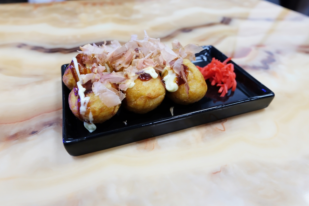 Takoyaki.