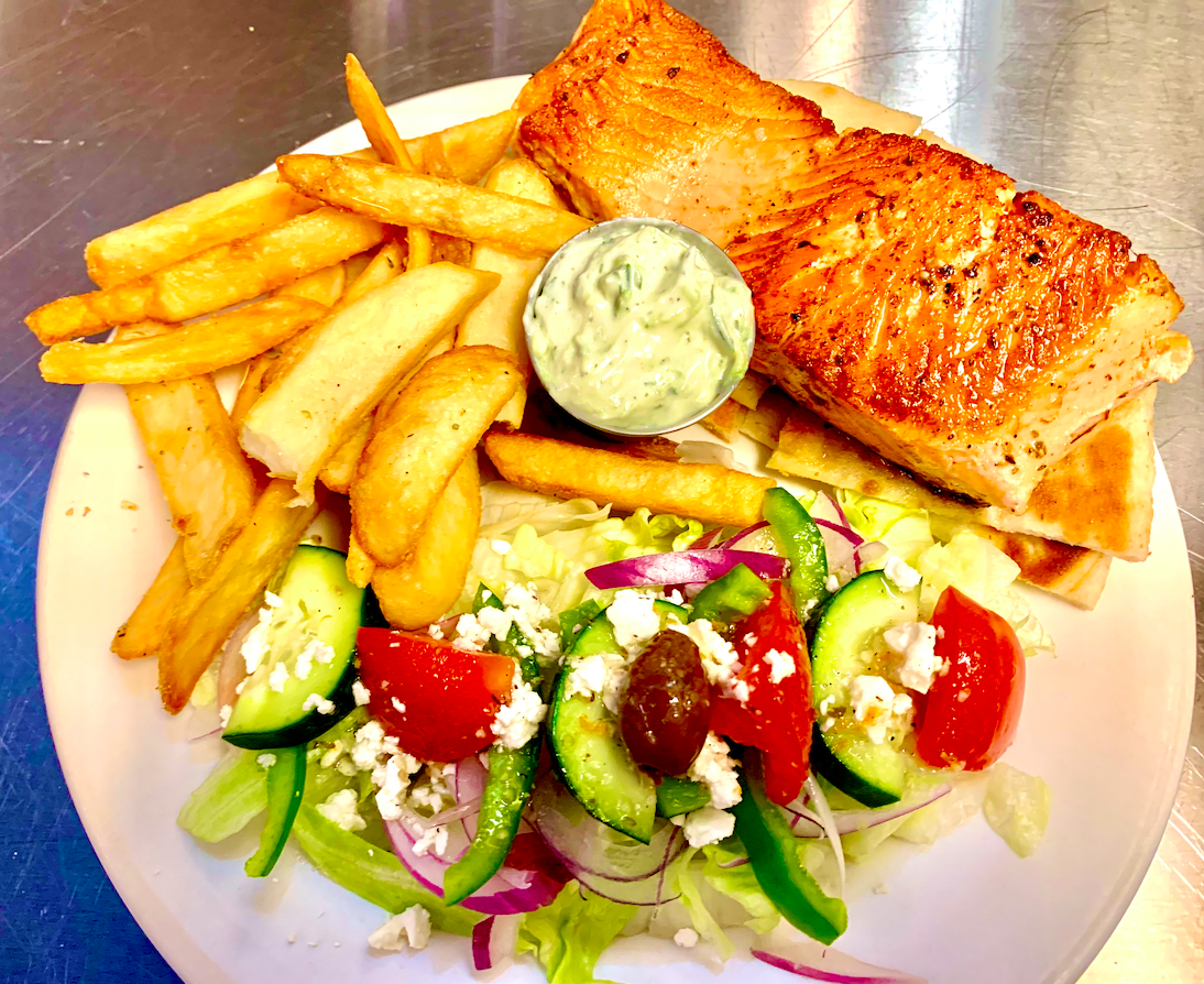 Dinner Wild Salmon Platter.