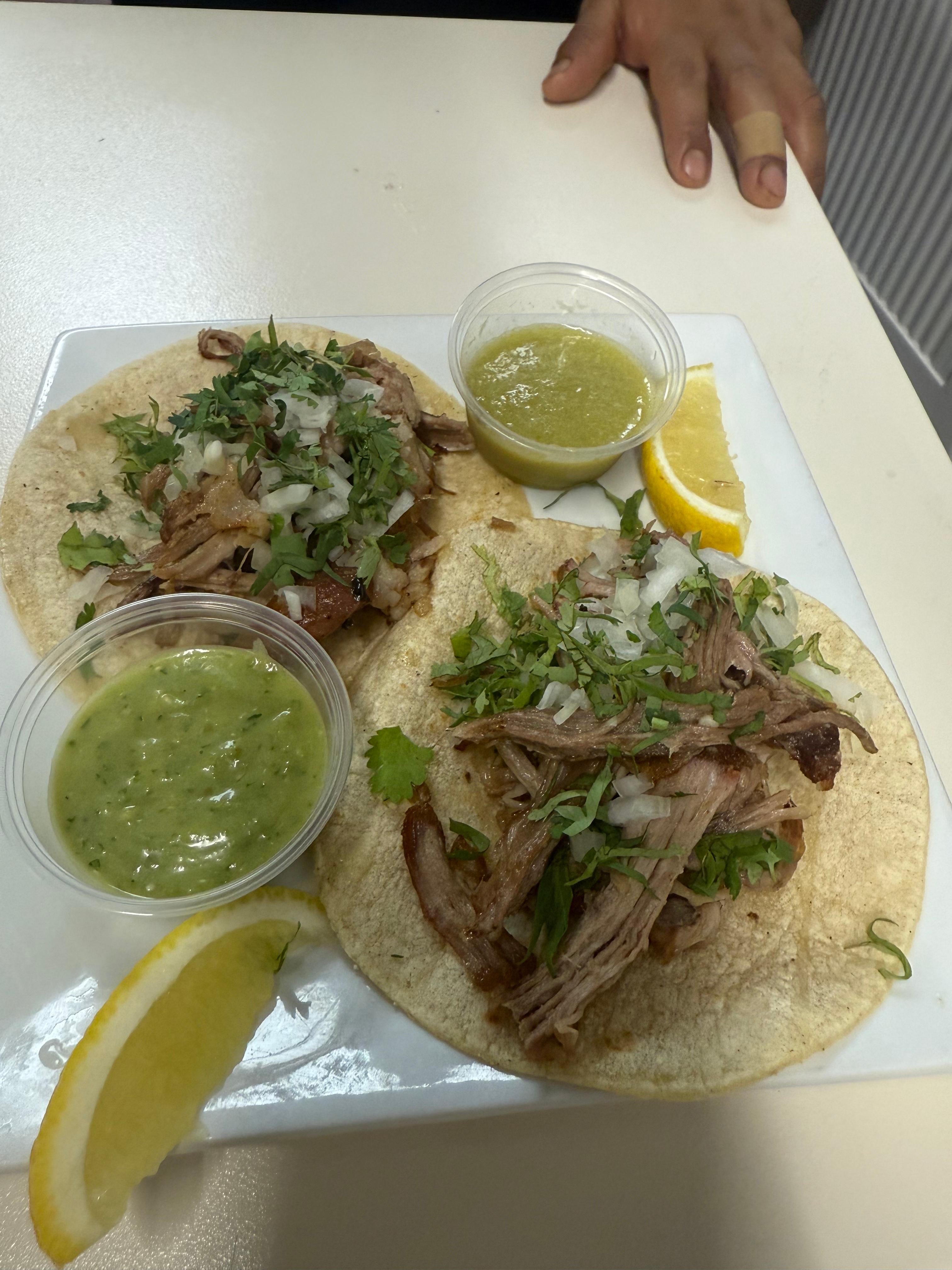 Carnitas Tacos.