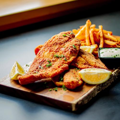 Southern Fried Catfish (1pc) Entree.