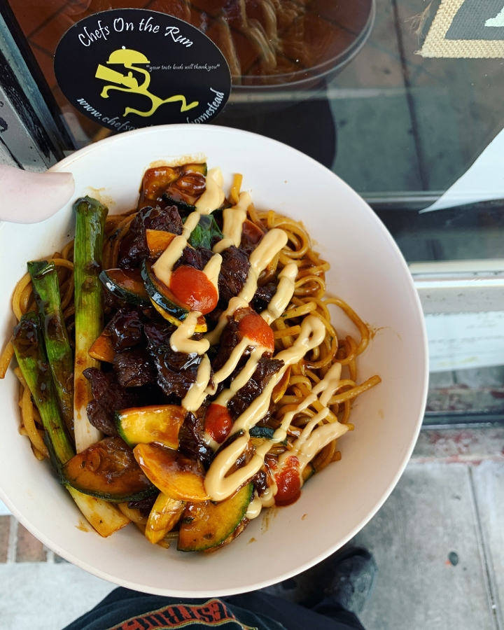 Mongolian Chicken Stir Fry.