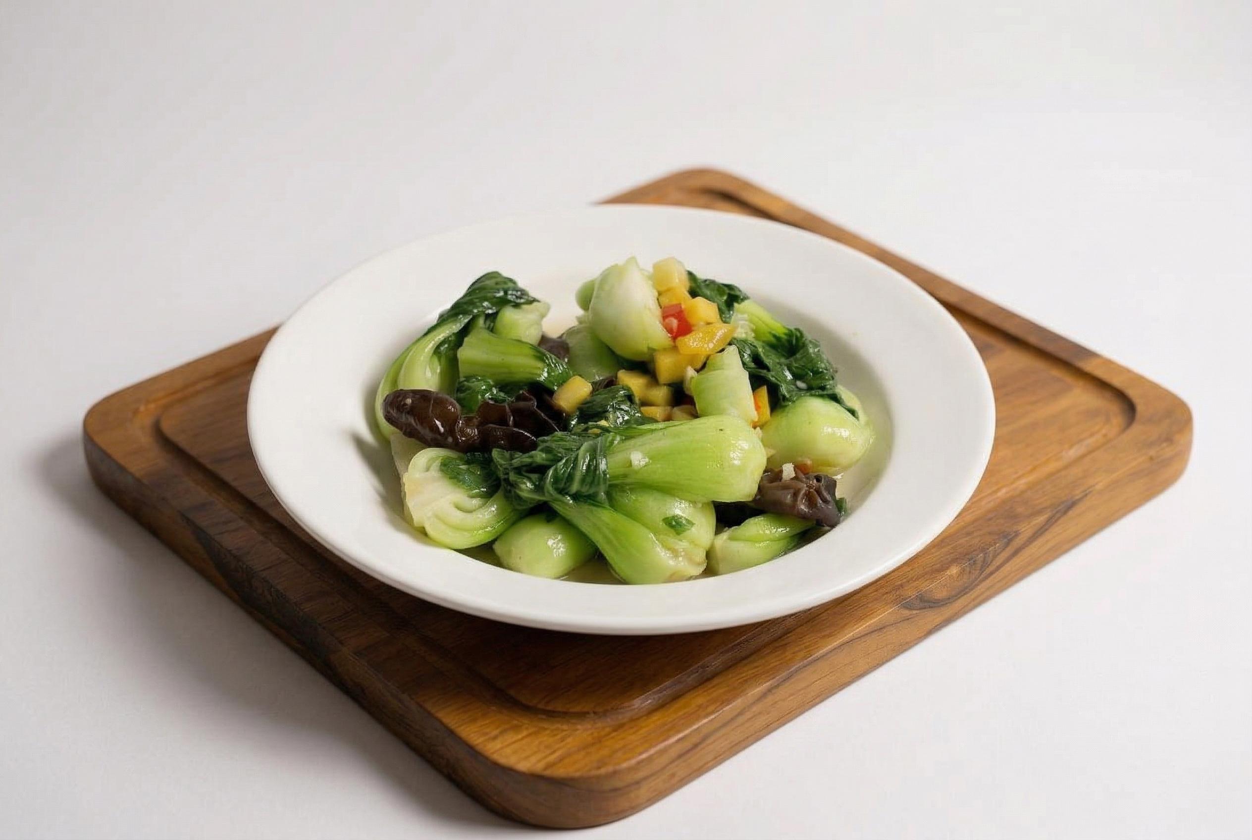 木耳芒果青菜 Mango Shanghai Bok Choy.