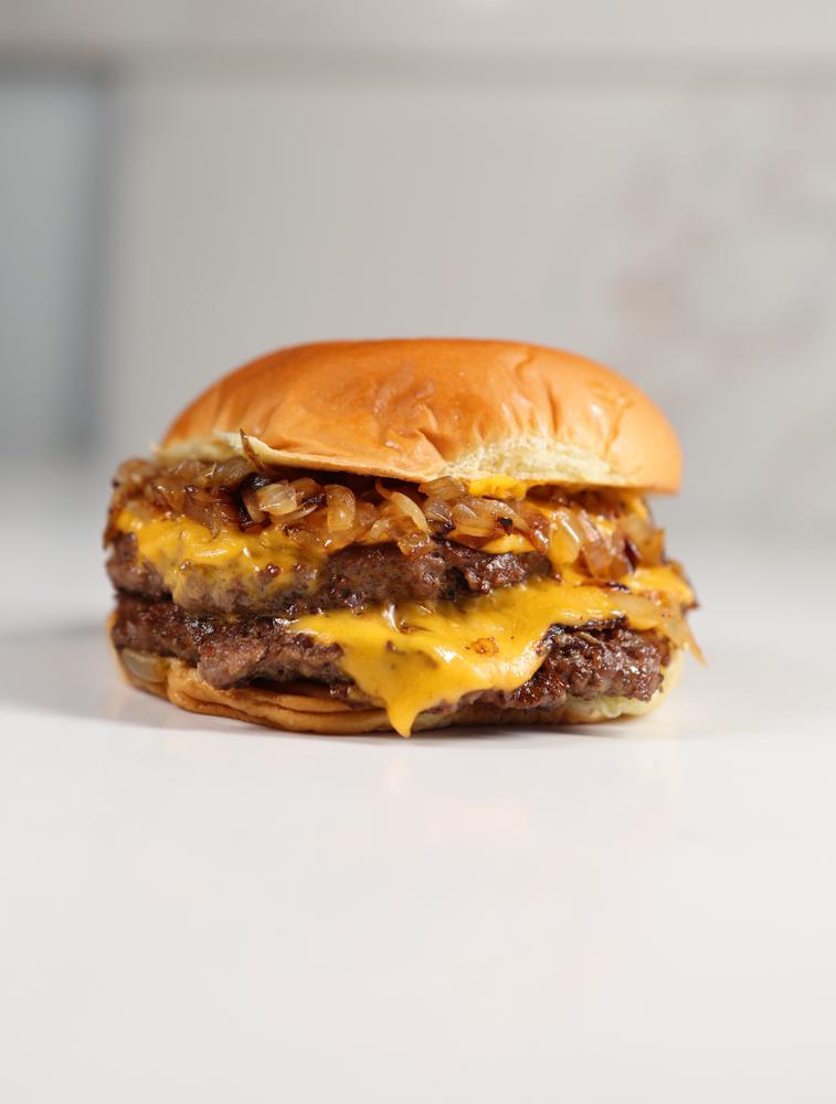 1/4 Lb. Single Smash Wagyu Cheeseburger.