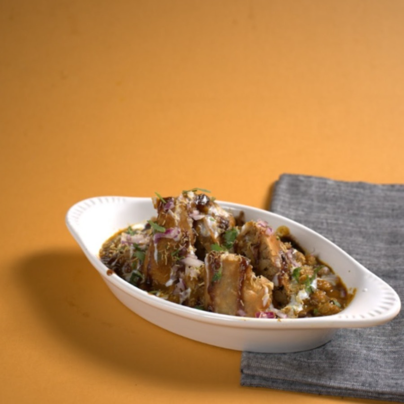 Samosa Cholley Chaat.