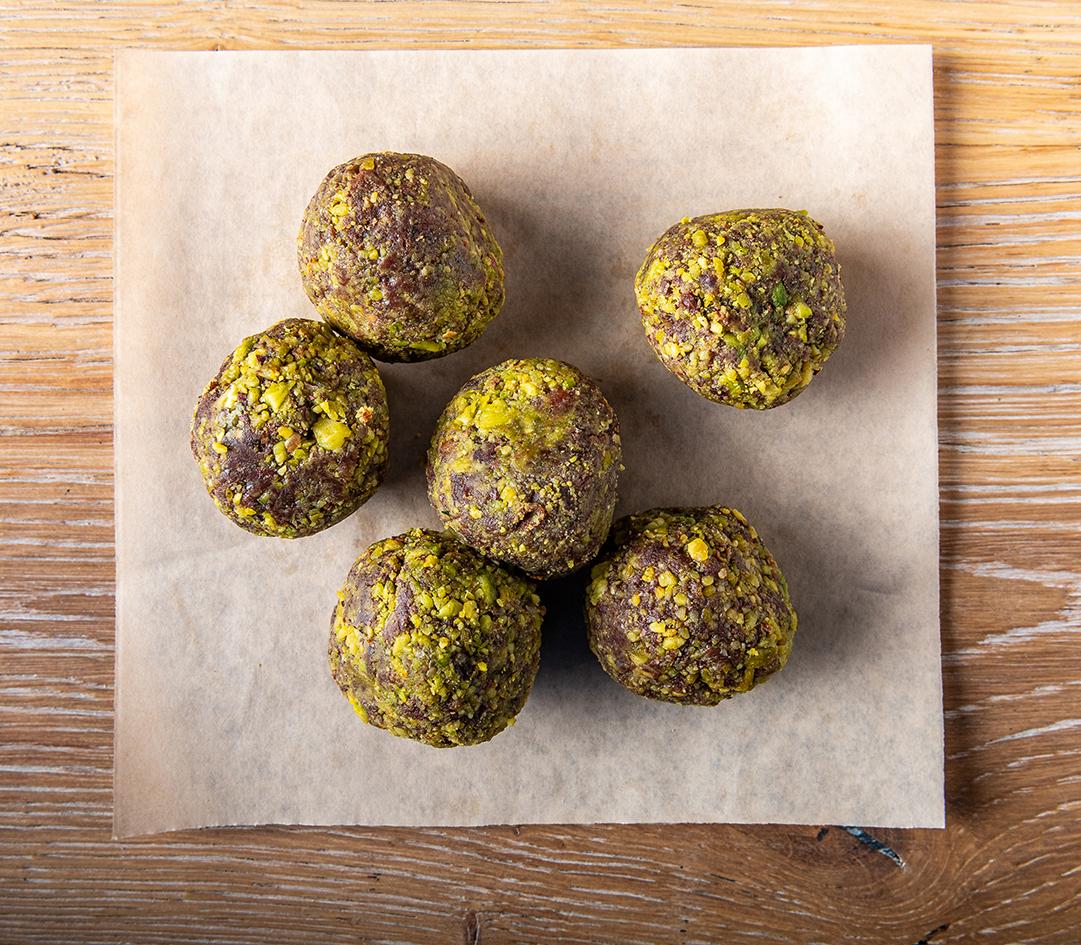 Chocolate Dates Walnuts Pistachio.