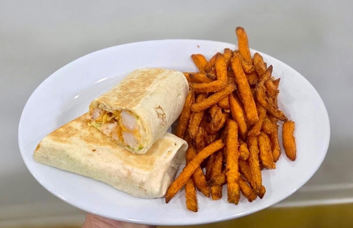 T-Dougs Shrimp Wrap.