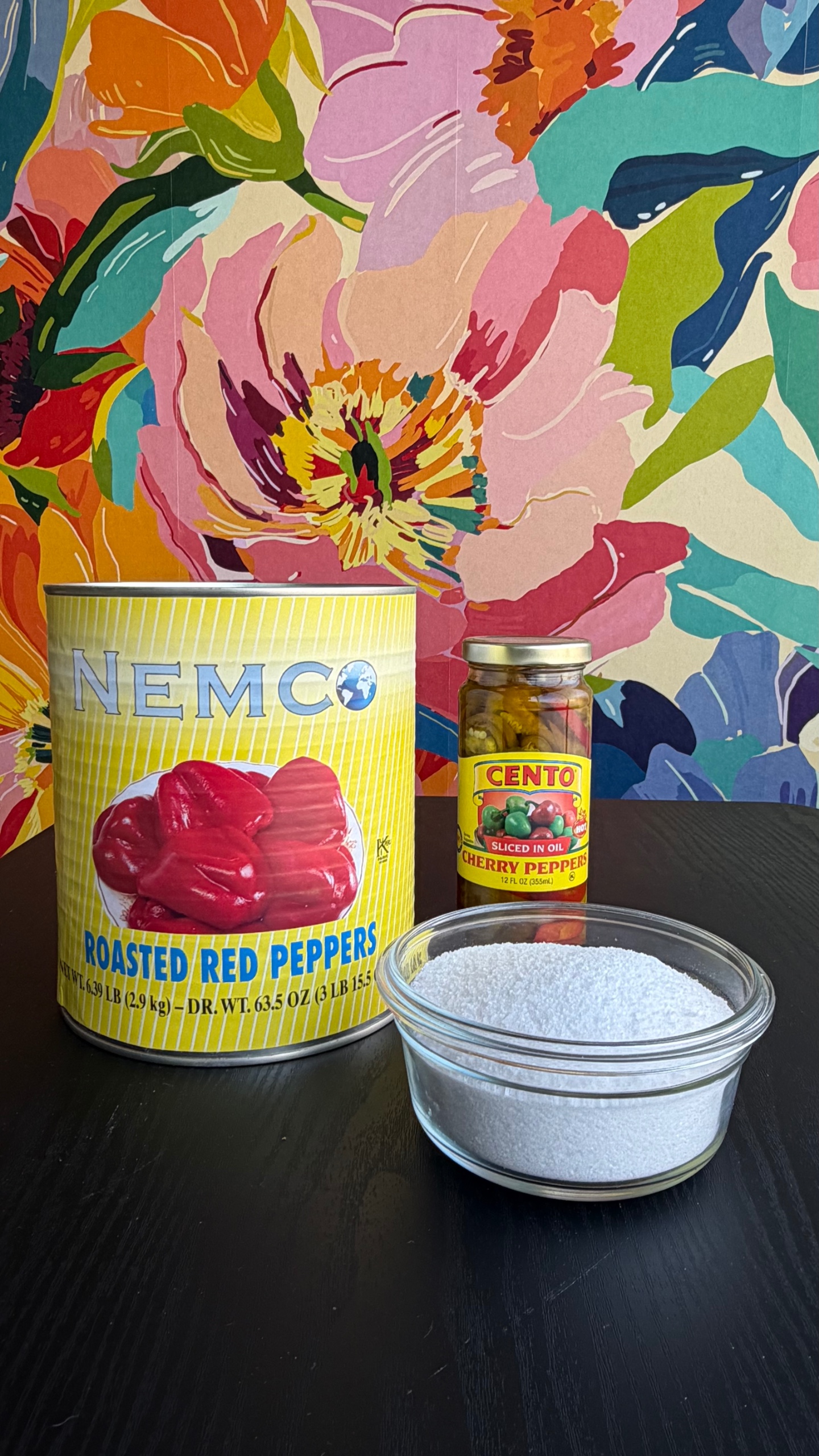 Side Cherry Pepper Relish Dip.