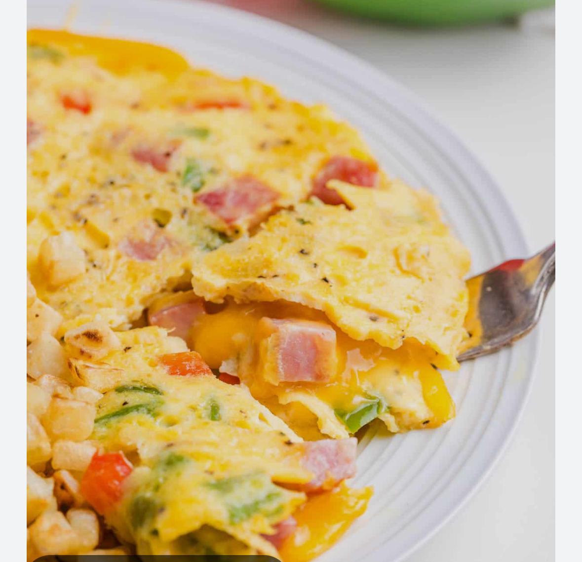 Western Omelette Sandwich.