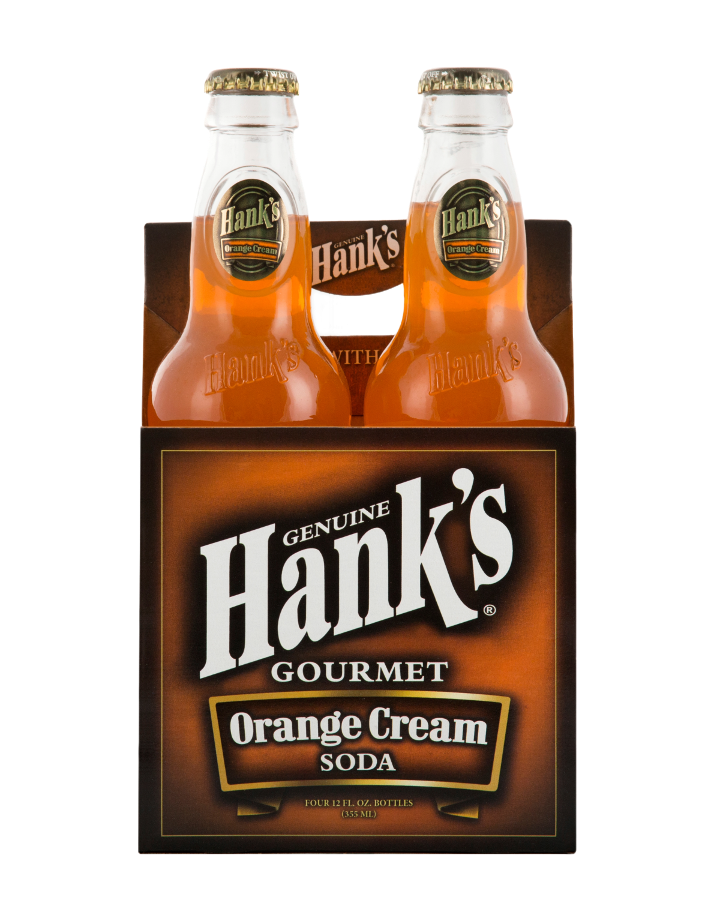 4-Pack Bottles Hanks Orange Cream.