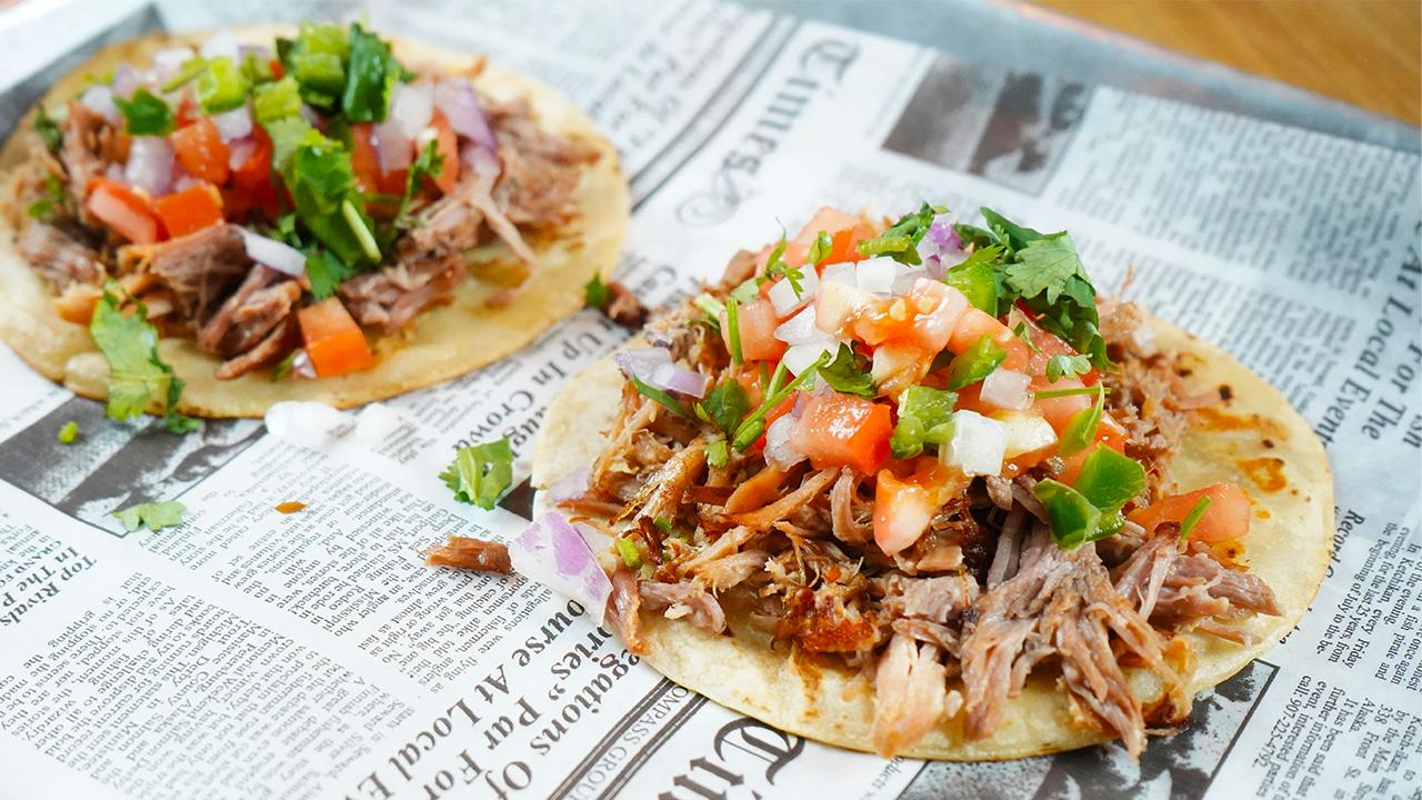 Carnitas Tacos.