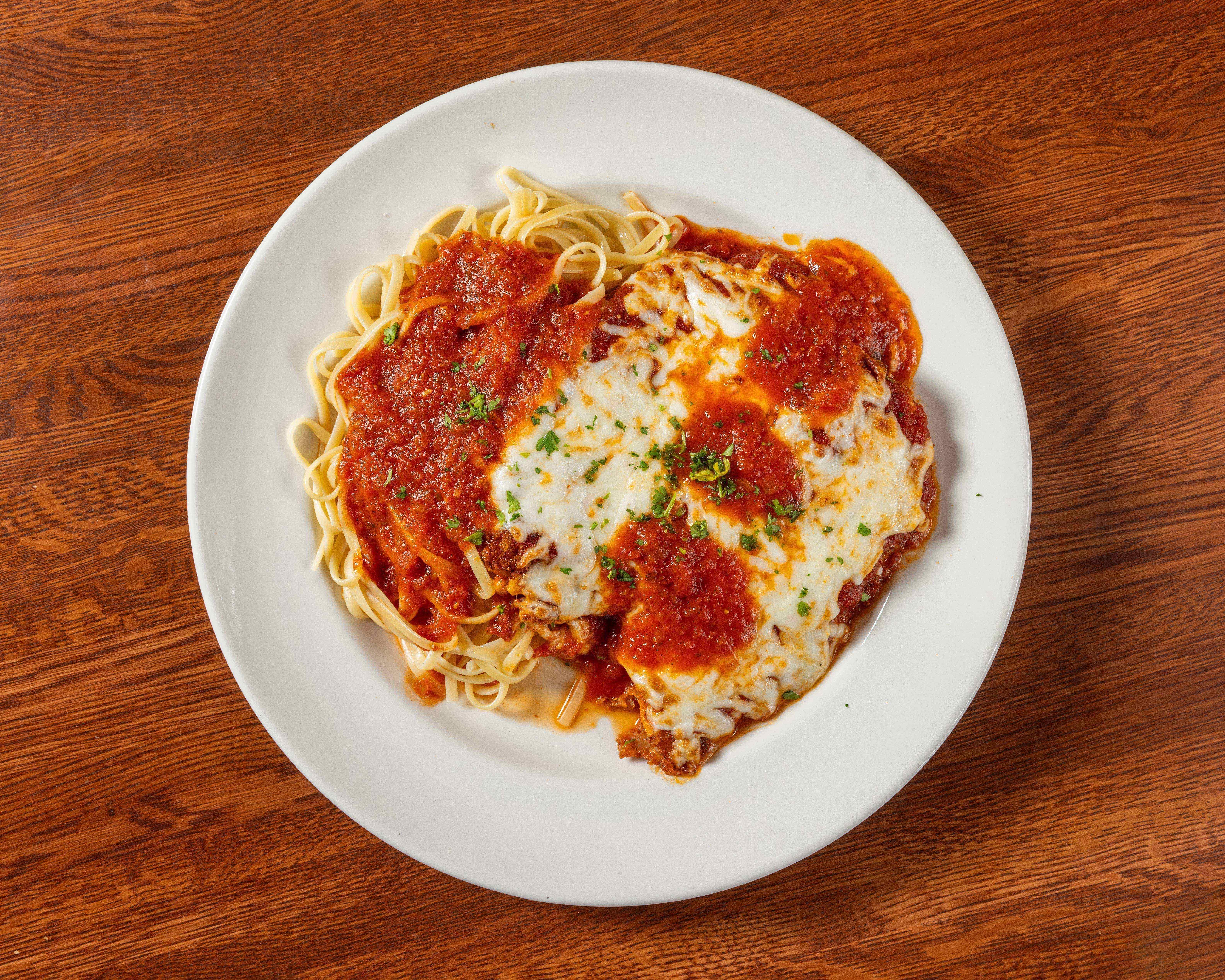 Chicken Parmigiana.