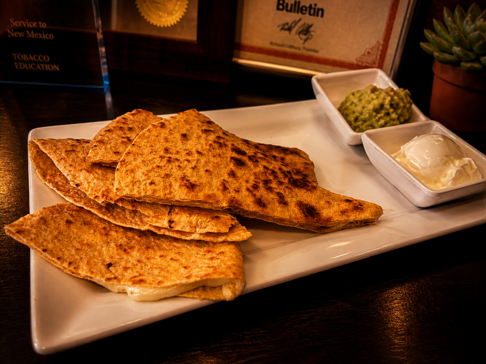 Festival Flamed Quesadilla.