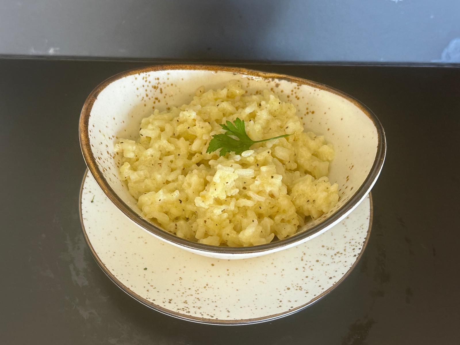 Side of Lemon Pepper Rissotto*.