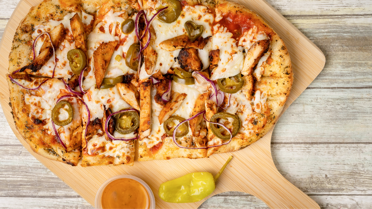 Buffalo Chicken Pizza.