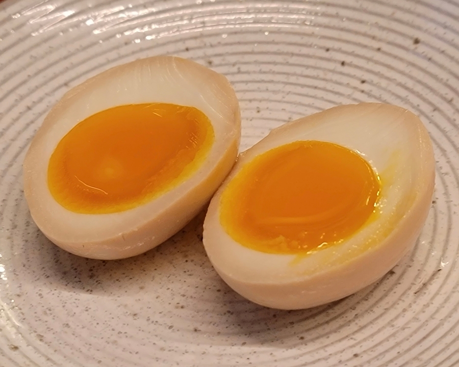 Side Marinated Egg.