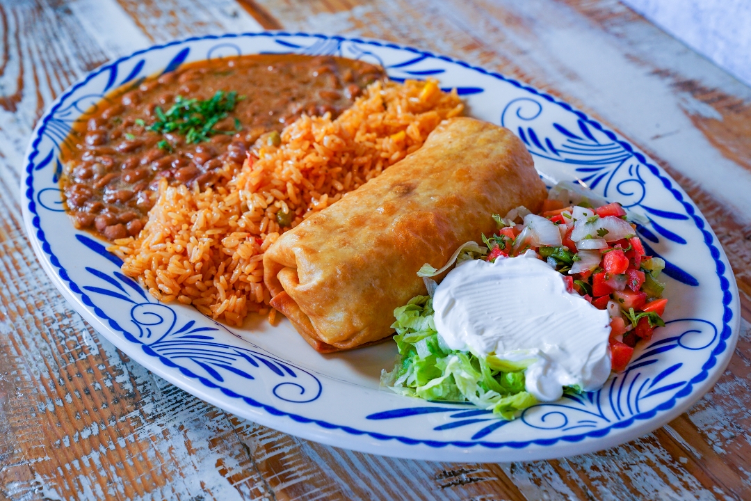 Chimichanga Platter.
