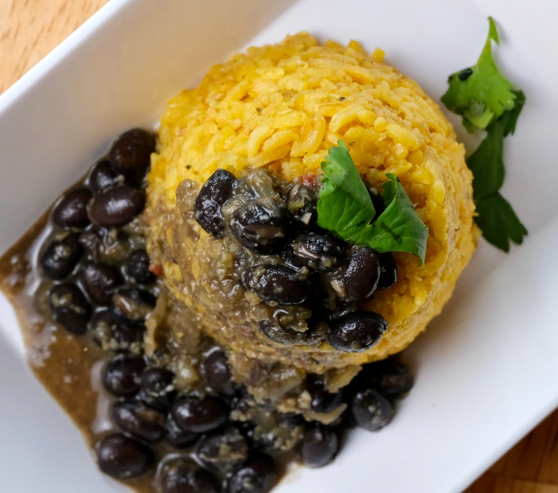 Rice and beans.