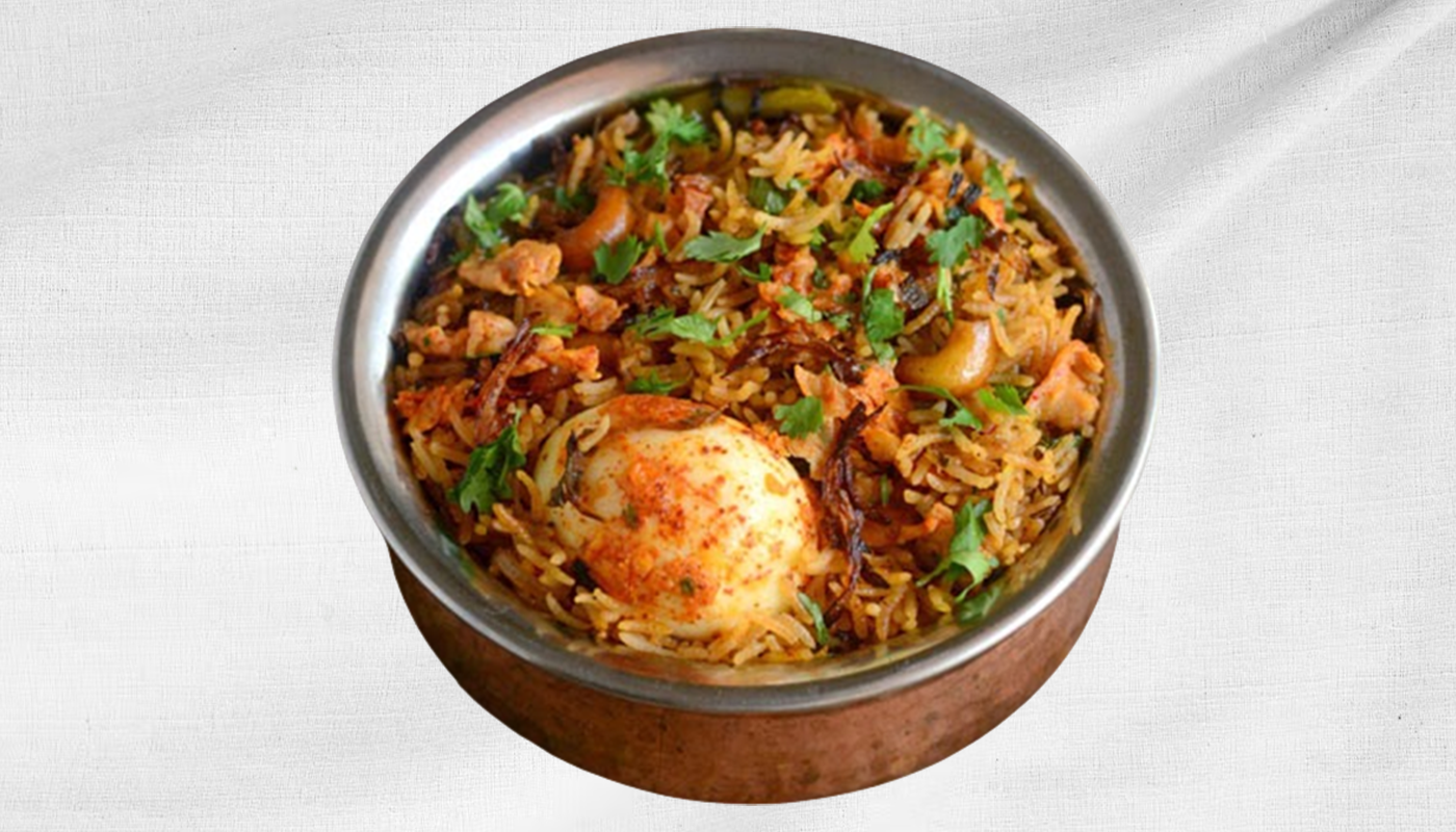 Egg Biryani.
