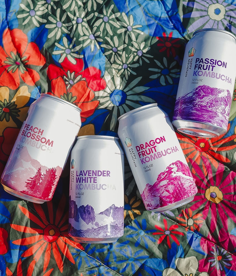 Happy Mountain Kombucha.
