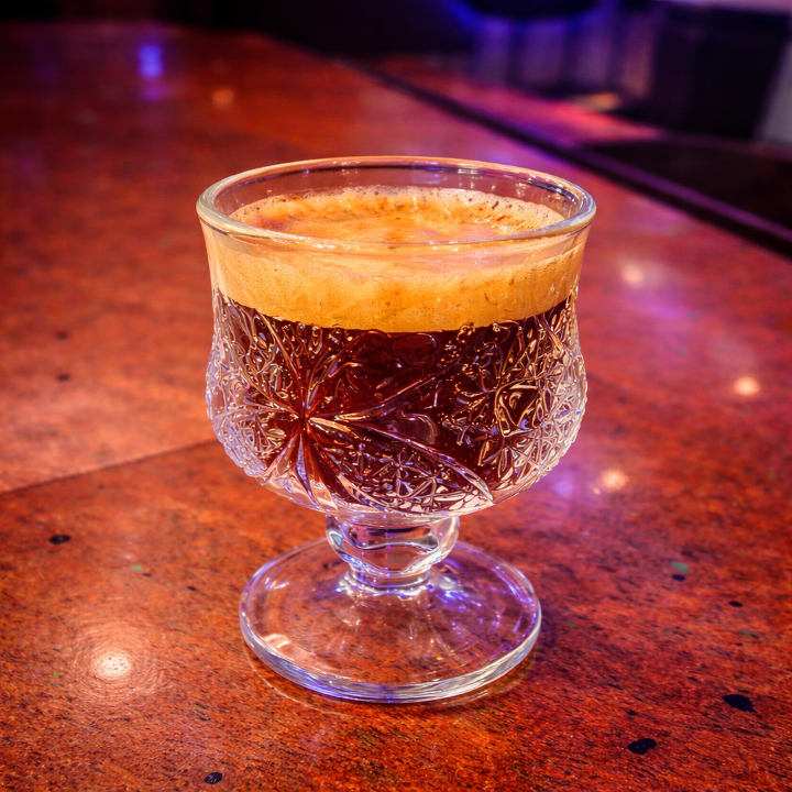 DOUBLE ESPRESSO SHOT.