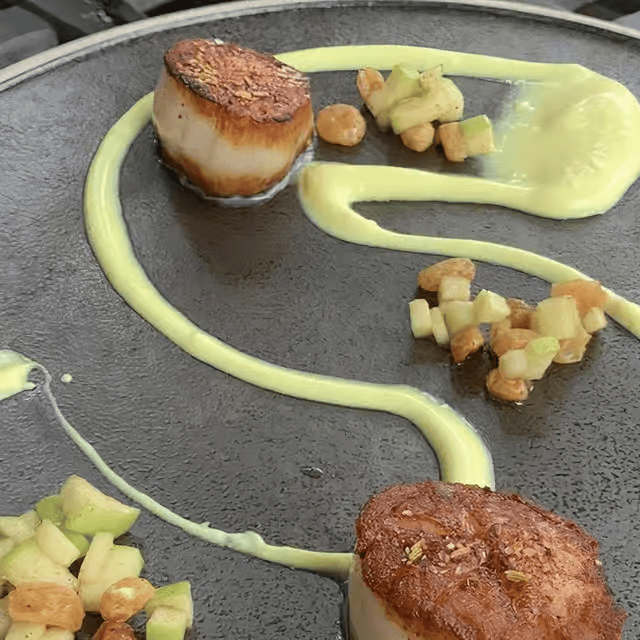 Tawa Roasted Scallops.