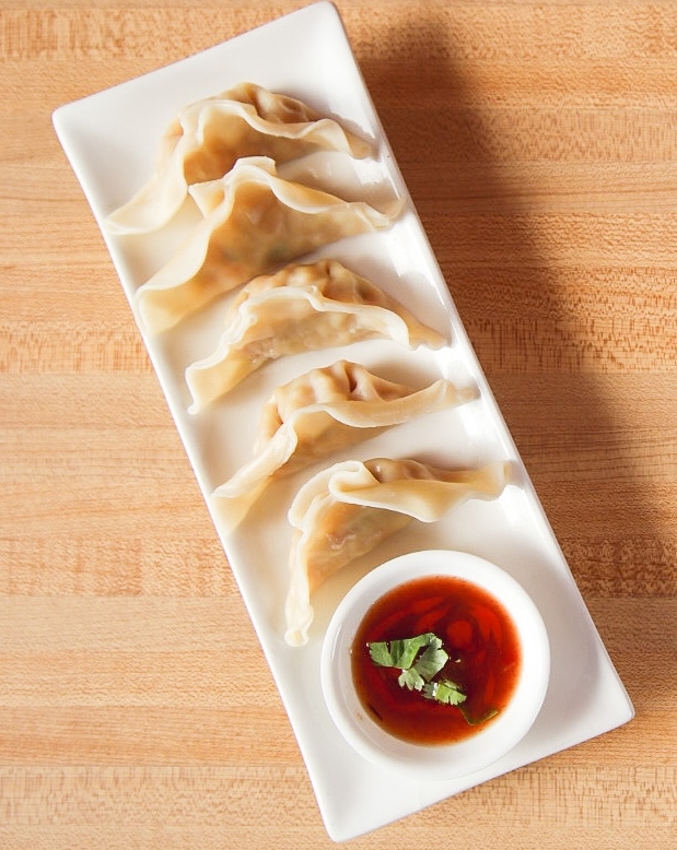 Steamed Chicken Dumplings.