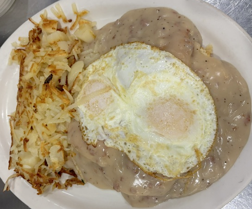 1/2 B&G w/Eggs.