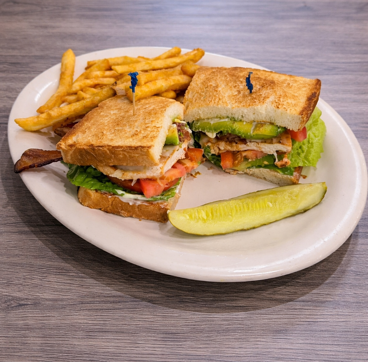California Chicken Club Sandwich.