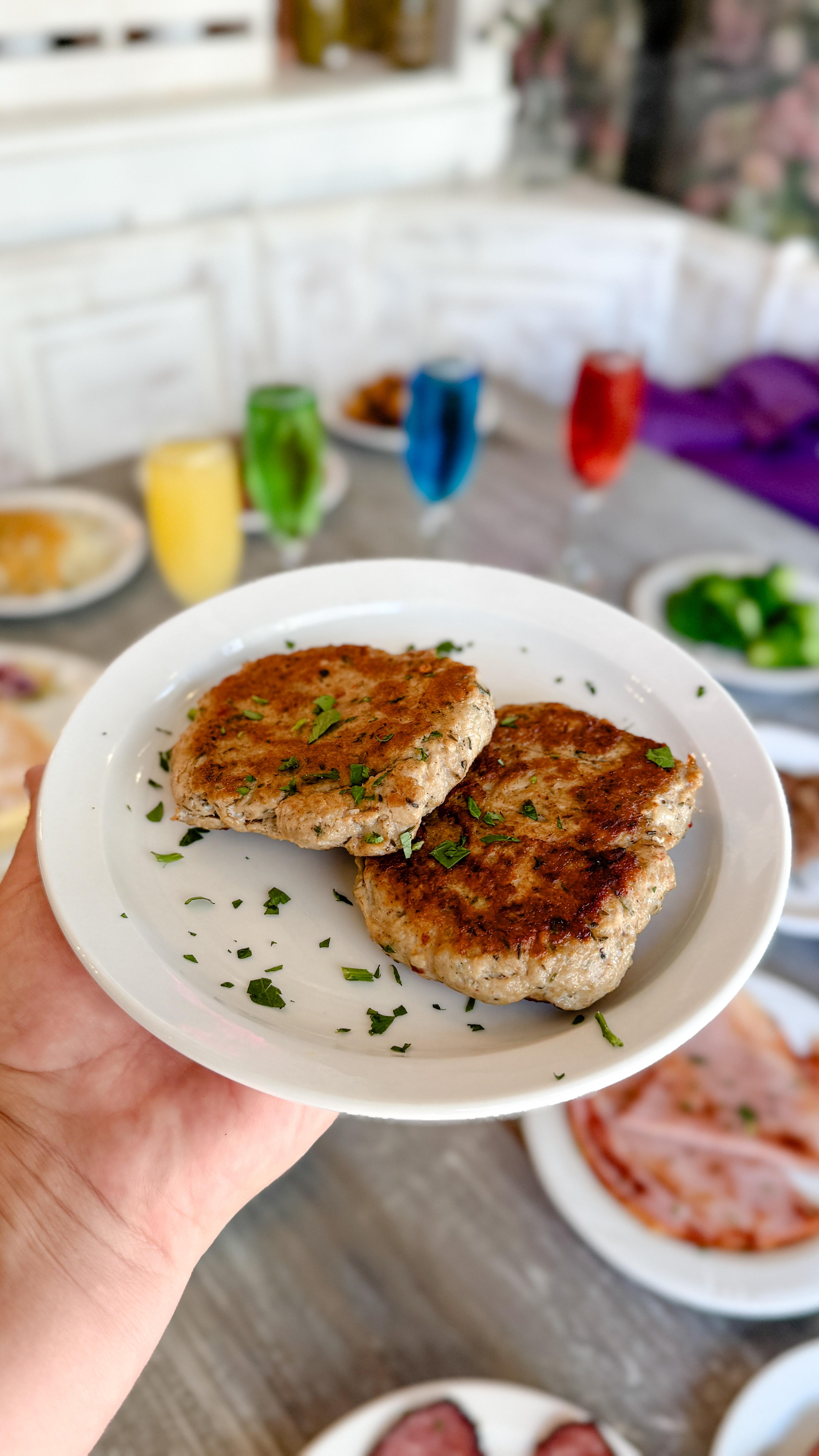 Turkey Sausage Patty.