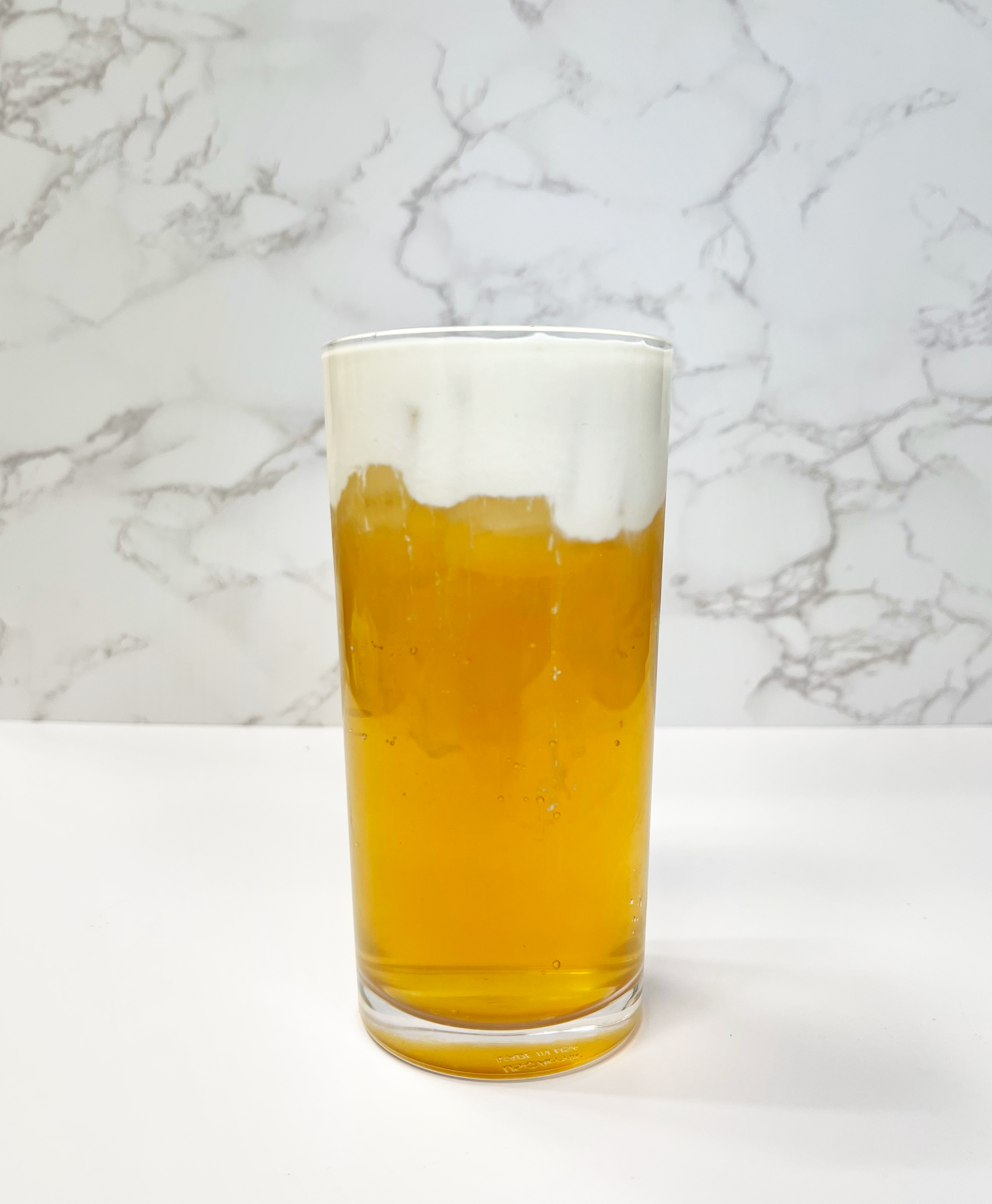 Jasmine Green Tea w/sweet cream.