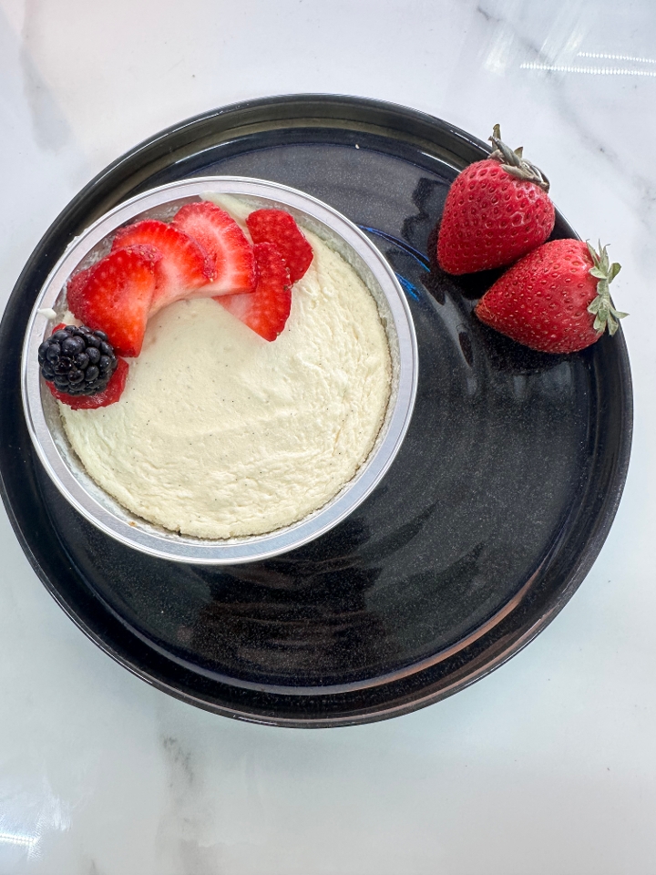 Wood Fired Cheesecake.