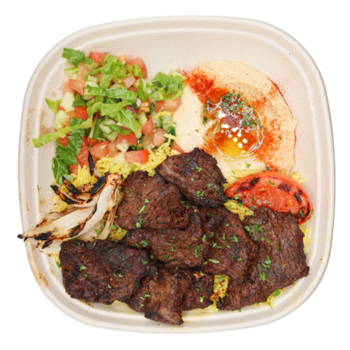 Lamb Kabab Plate.