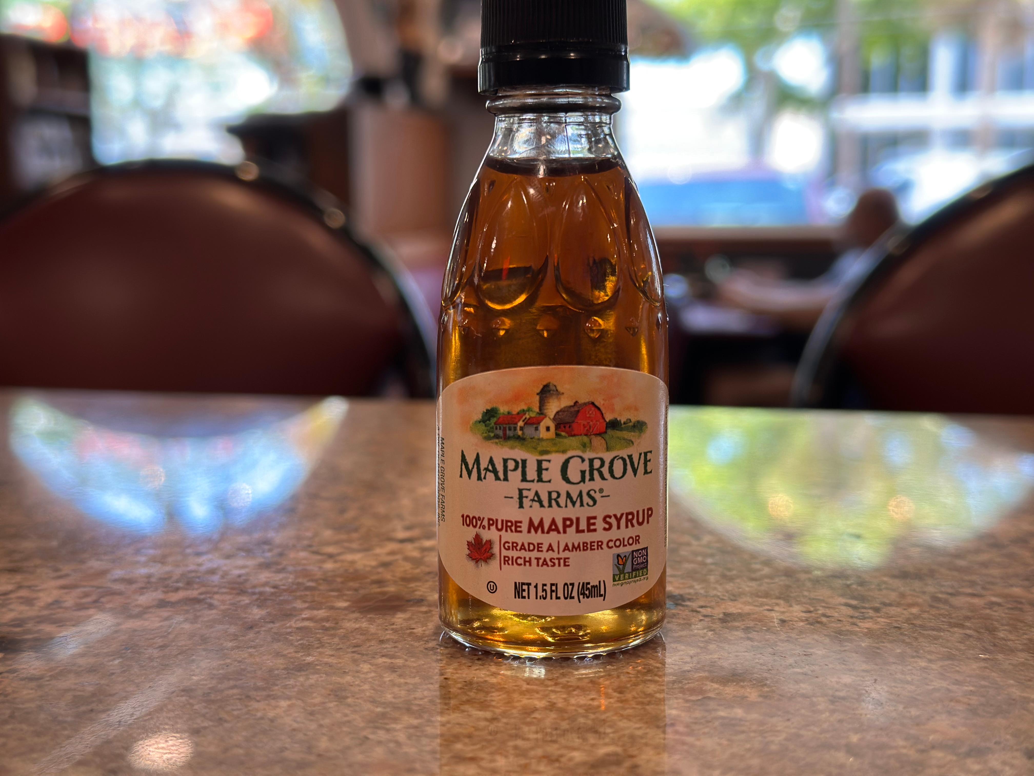 Real Maple Syrup.