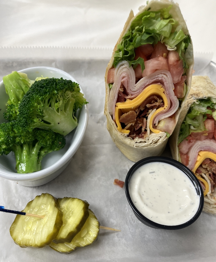 Ham & Turkey Club Wrap.