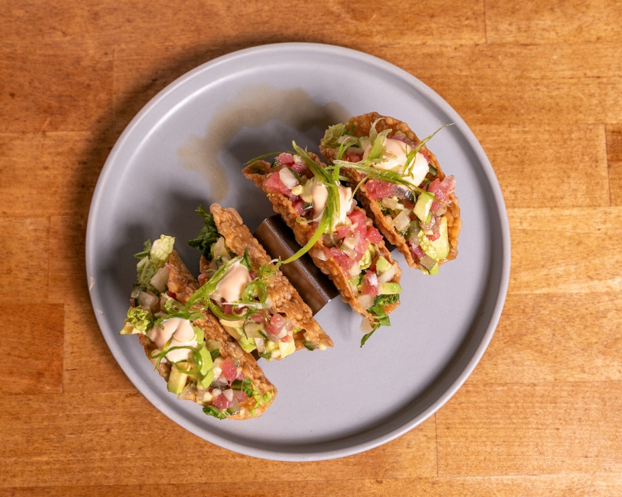 Ahi Tuna Tacos.