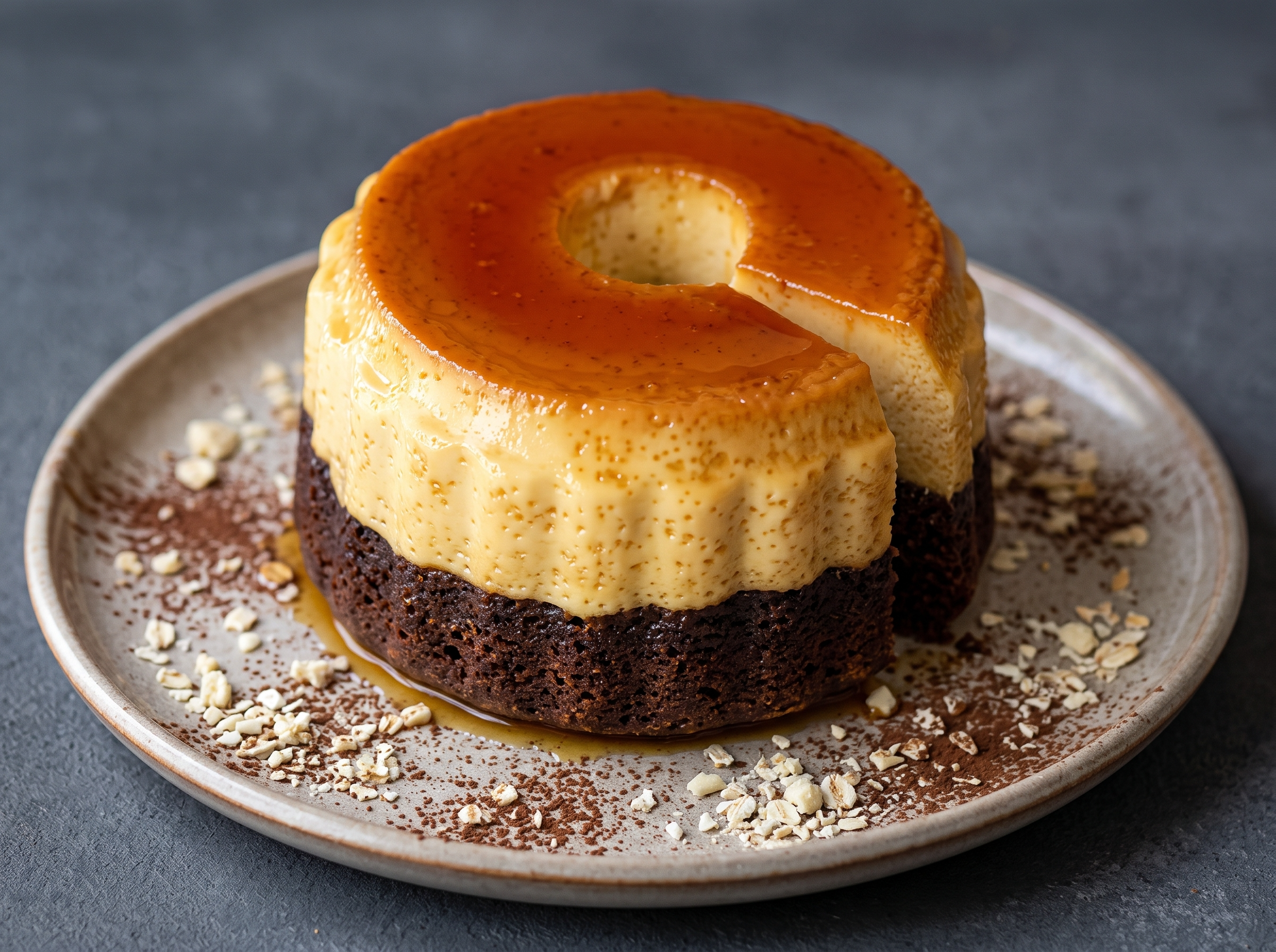 Créme Caramel (Choco Flan).