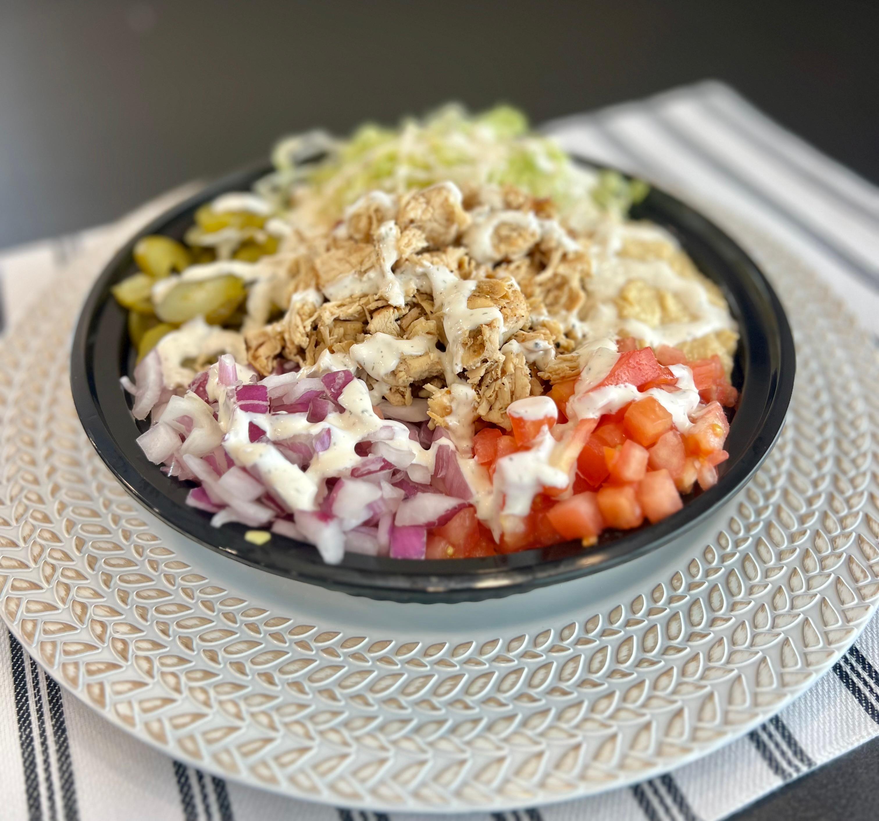 Chicken Shawarma Bowl.