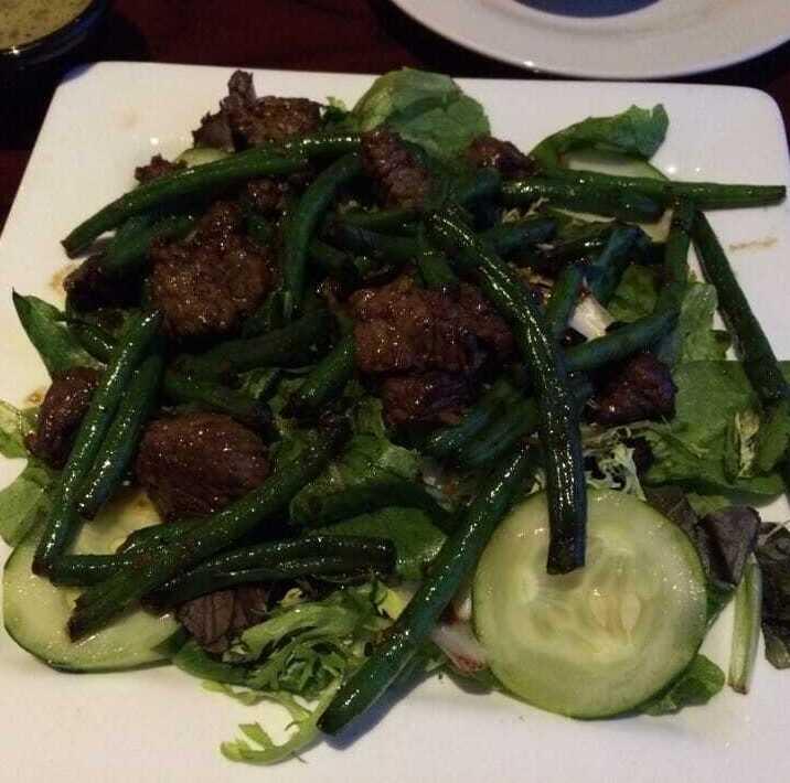 Thai Steak Salad (dinner).