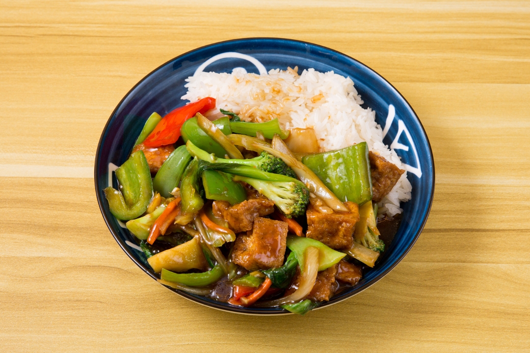 Mix Veggie with Tofu 什锦蔬饭.