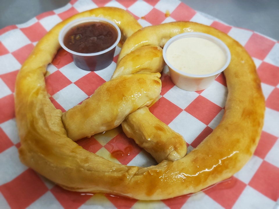 Wood Fire Pretzel.