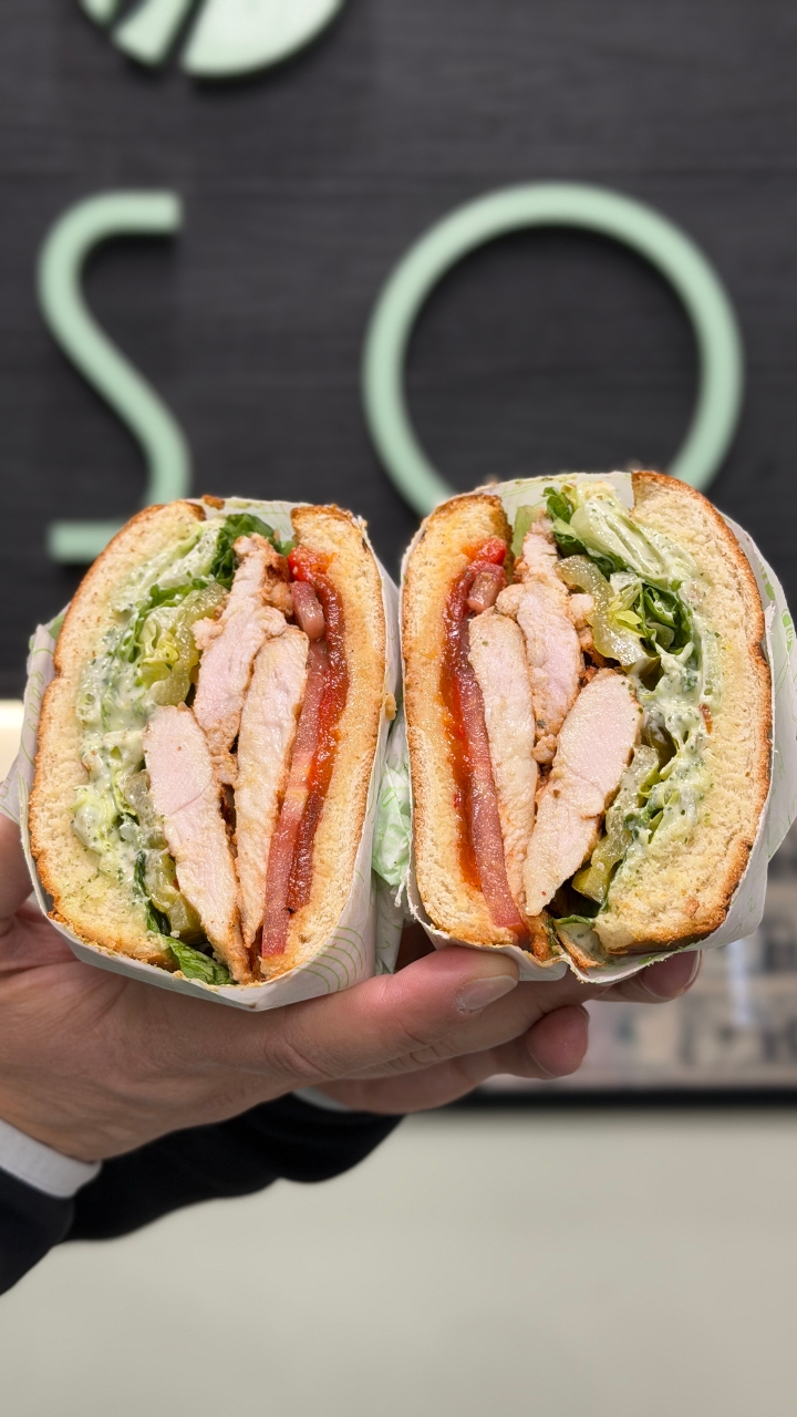 Grilled Chicken Baguette.