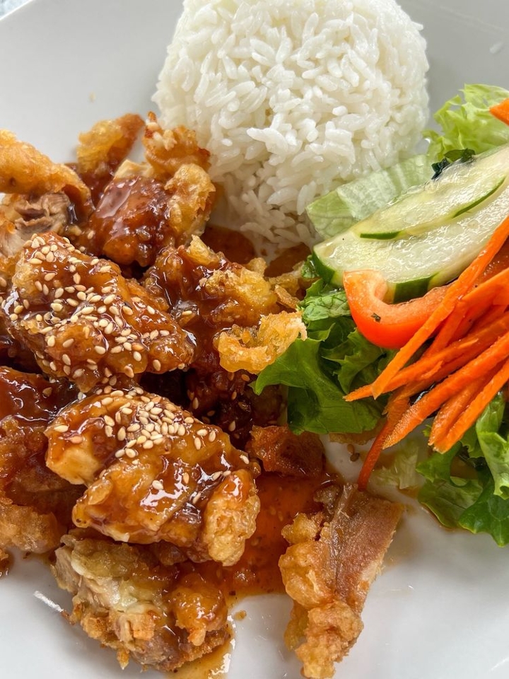 Sesame Chicken Plate.