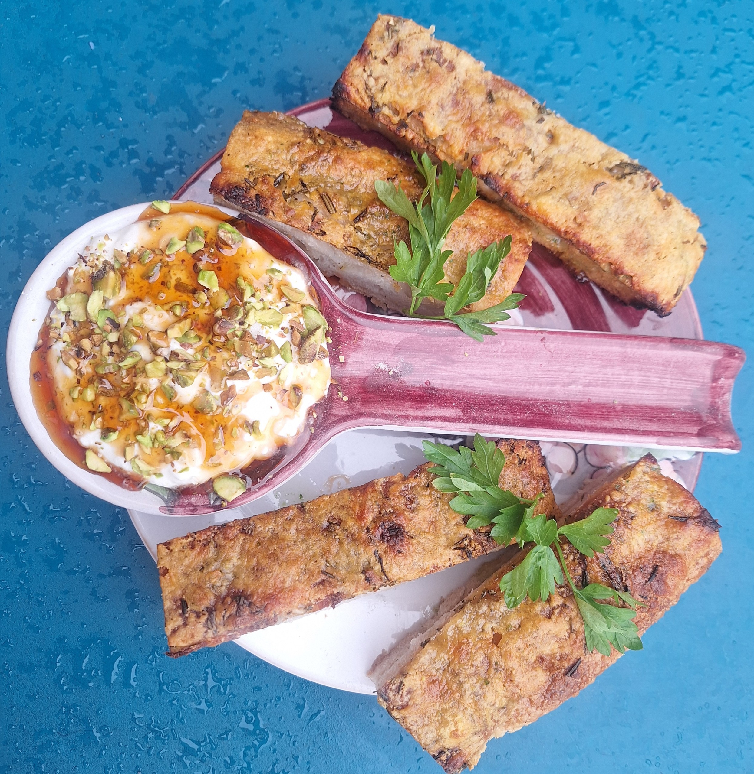 Focaccia Stracciatella Catering.