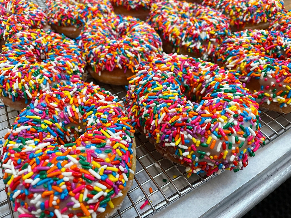 Rainbow Vanilla Sprinkle.