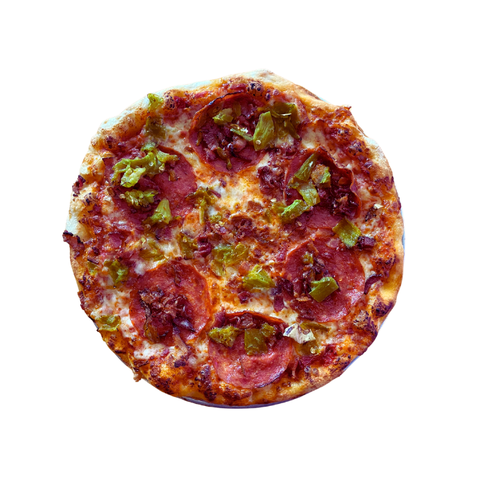 10" Mattenga's Santa Fe Pizza.