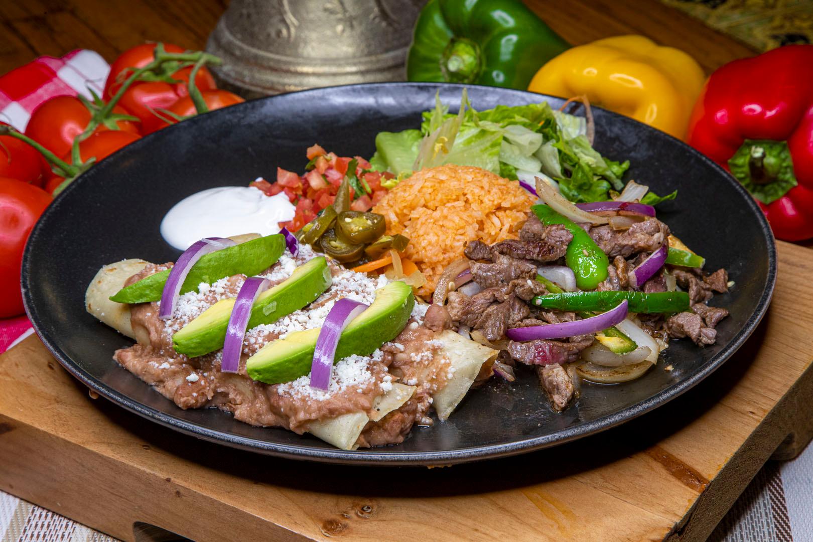 Enfrijoladas De Papa.