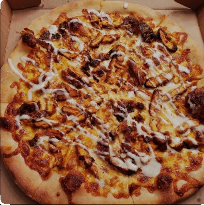 SM BBQ CHICKEN RANCH PIE PIZZA.
