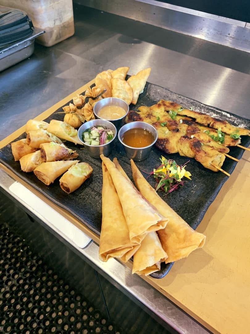 Thai Boat - Combination Platter.