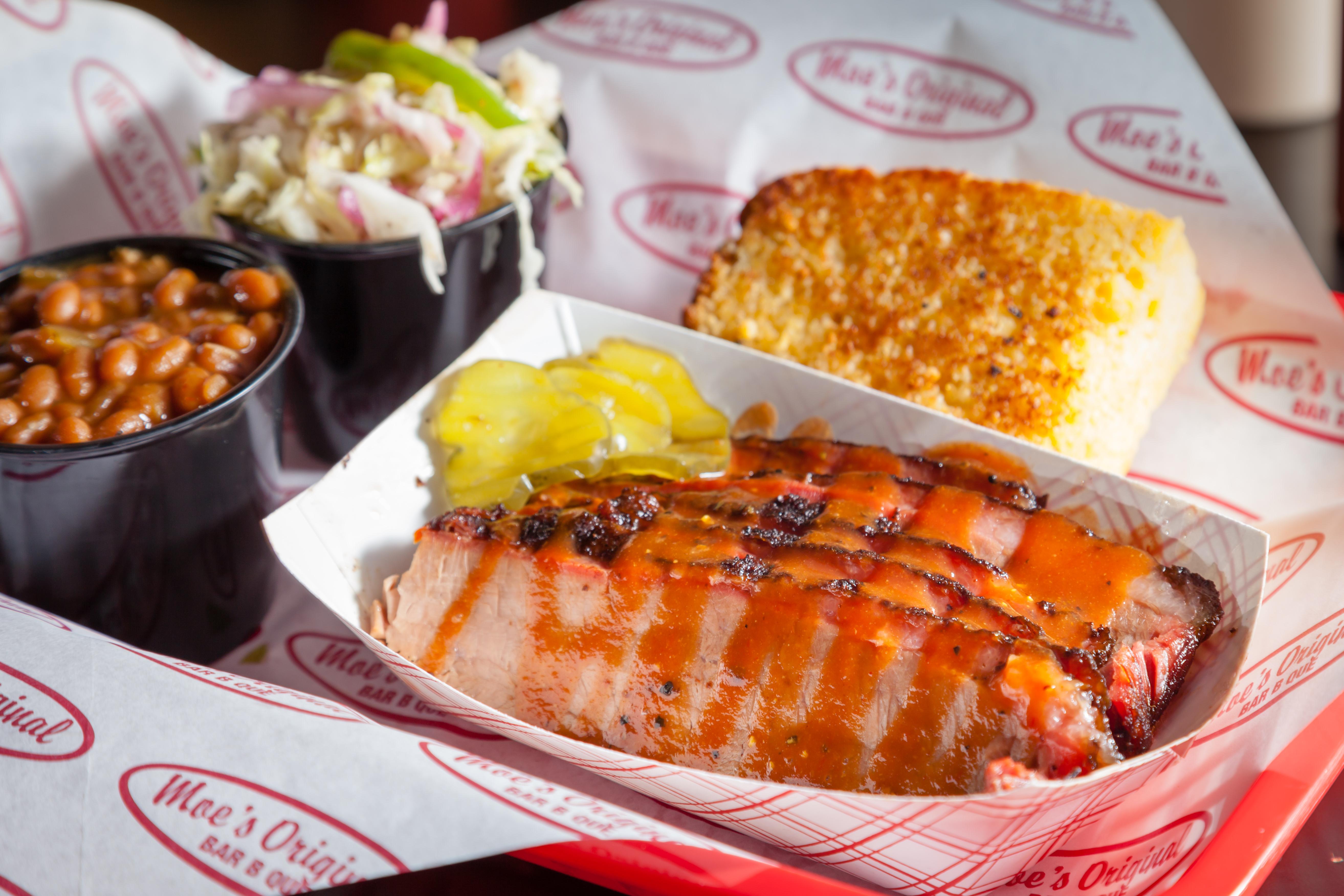 Smoked Angus Brisket Platter.